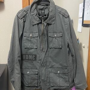 Greenish-Gray Harley-Davidson Jacket